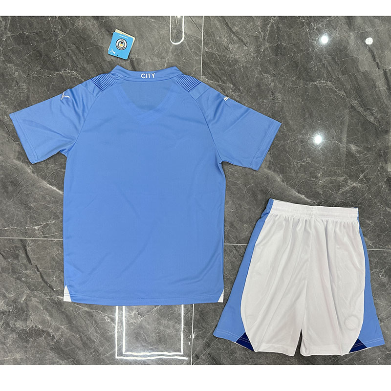 Camiseta Manchester City 2023/2024 Home Niño Kit